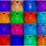 Dotyková LED krištáľová lampa so 16 druhmi svietiacich farieb